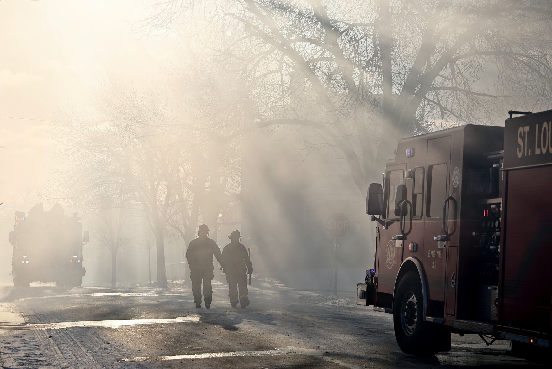 Vacant house burns on the 3500 block of Osceola Street